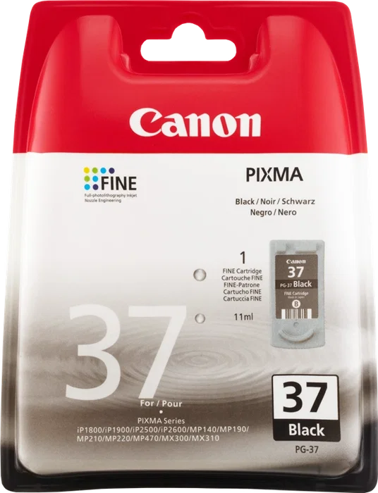 Canon PG-37 Cartucho de Tinta Negro Original (2145B001) Canon PG-37 Cartucho de Tinta Negro Original (2145B001)