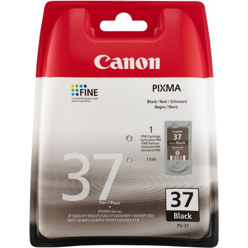 Canon PG-37 Cartucho de Tinta Negro Original (2145B001) Canon PG-37 Cartucho de Tinta Negro Original (2145B001)