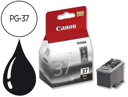 Canon PG-37 Cartucho de Tinta Negro Original (2145B001) Canon PG-37 Cartucho de Tinta Negro Original (2145B001)