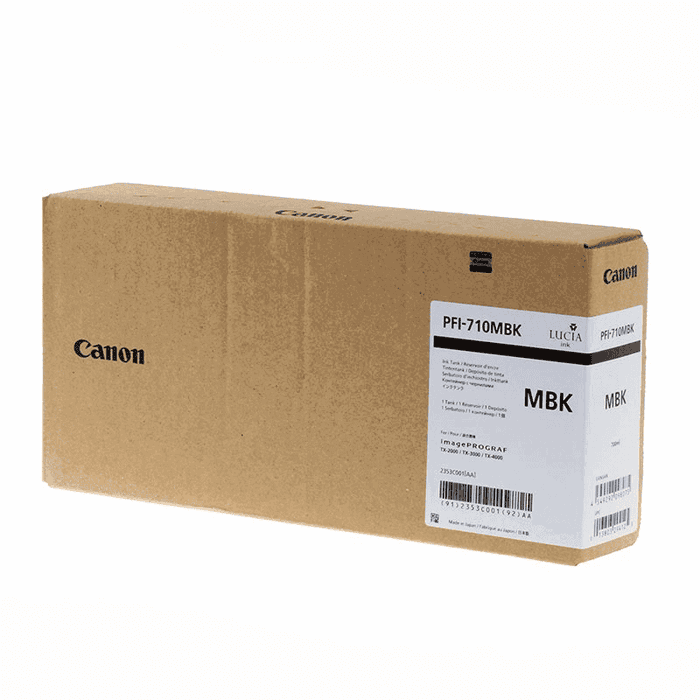Canon Tinta PFI-710MBK / 2353C001 Negro Mate XL Alta Capacidad para Impresoras Canon Canon Tinta PFI-710MBK / 2353C001 Negro Mate XL Alta Capacidad para Impresoras Canon