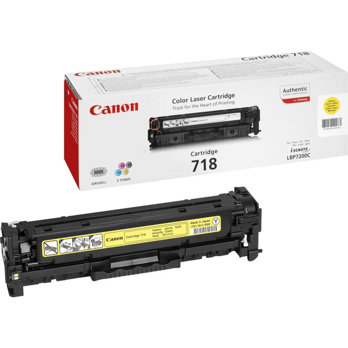 Canon CRG-718Y Tóner Amarillo