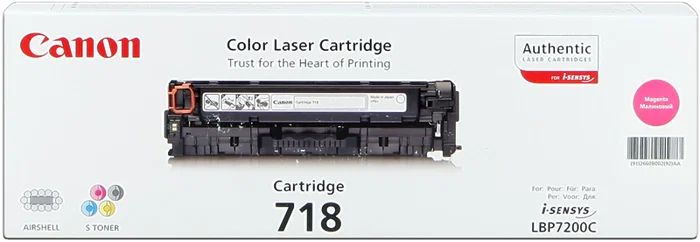 Canon Tóner CRG-718M Magenta