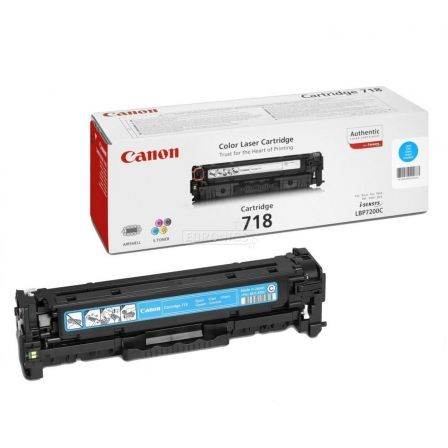 Canon CRG-718 C Cartucho de Tóner Cian