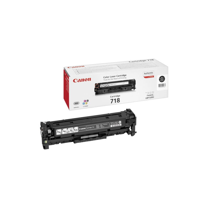 Canon Tóner 718 BK Negro