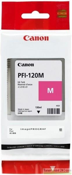 Canon PFI-120M Cartucho de Tinta Magenta 130 ml (2887C001) Registrado para imagePROGRAF TM-Series y GP-Series