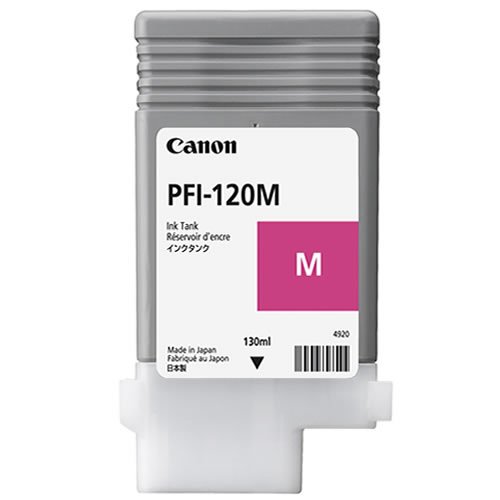 Canon PFI-120M Cartucho de Tinta Magenta 130 ml (2887C001) Registrado para imagePROGRAF TM-Series y GP-Series