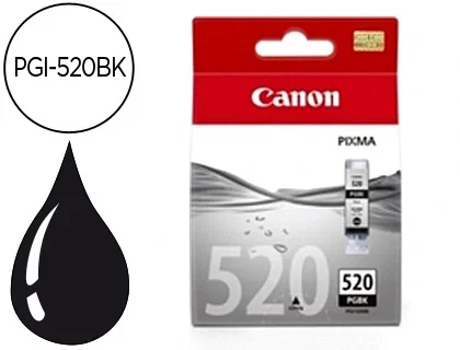 Canon PGI-520BK Cartucho de Tinta Negro Canon PGI-520BK Cartucho de Tinta Negro