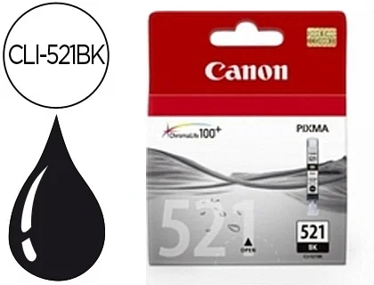 Canon CLI-521BK Negro Fotográfico