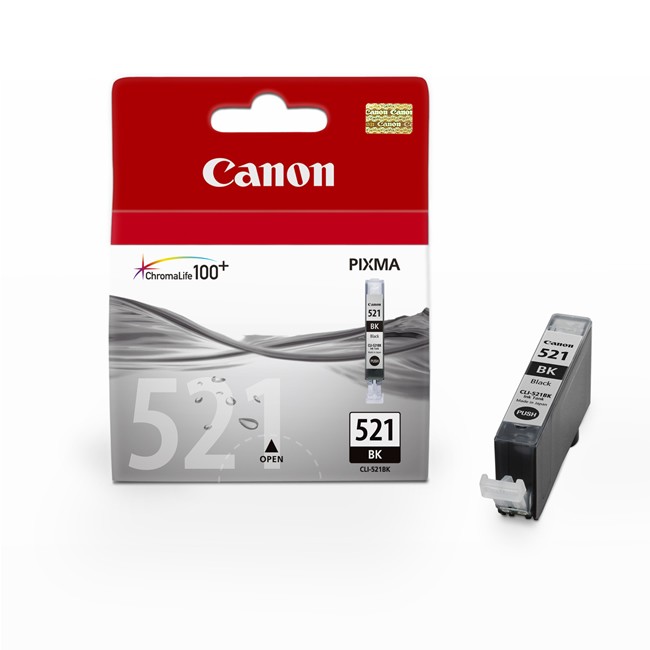 Canon CLI-521BK Negro Fotográfico