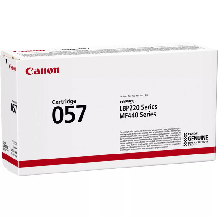 Canon 057 Cartucho de Tóner Negro Original