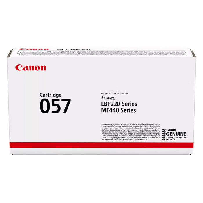 Canon 057 Cartucho de Tóner Negro Original