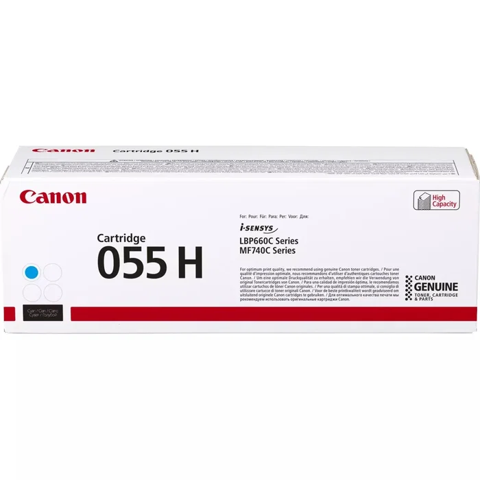 Canon 055H Cian Tóner de Alta Capacidad (3019C002) XL
