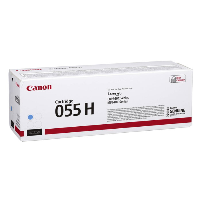 Canon 055H Cian Tóner de Alta Capacidad (3019C002) XL