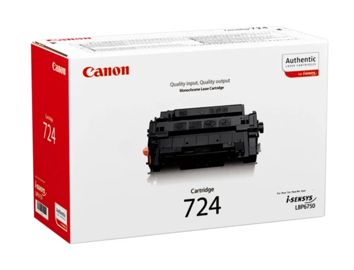 Canon 3482B002 Tóner Negro 724H Alta Capacidad 12.500 Páginas