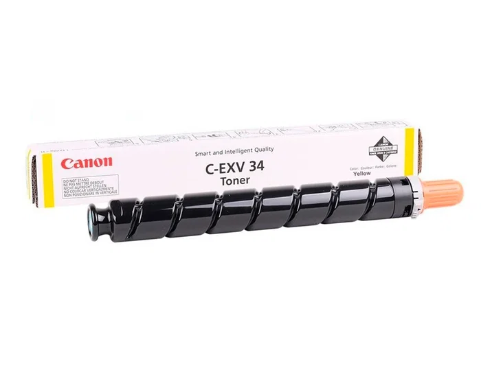 Canon Toner EXV34Y Amarillo Compatible con IRC2020, IRC2025