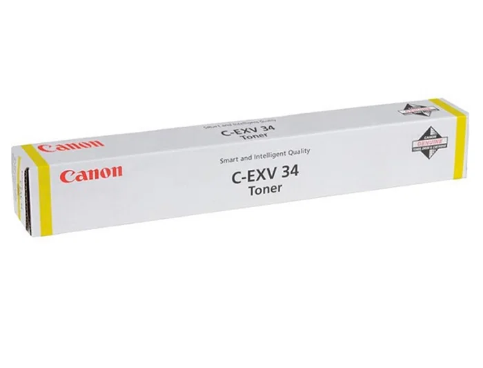 Canon Toner EXV34Y Amarillo Compatible con IRC2020, IRC2025