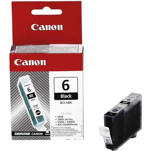 Canon BCI-6BK Cartucho de Tinta Negro Original (4705A002) Canon BCI-6BK Cartucho de Tinta Negro Original (4705A002)