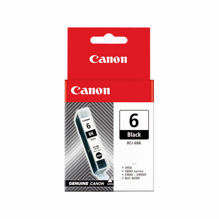 Canon BCI-6BK Cartucho de Tinta Negro Original (4705A002) Canon BCI-6BK Cartucho de Tinta Negro Original (4705A002)