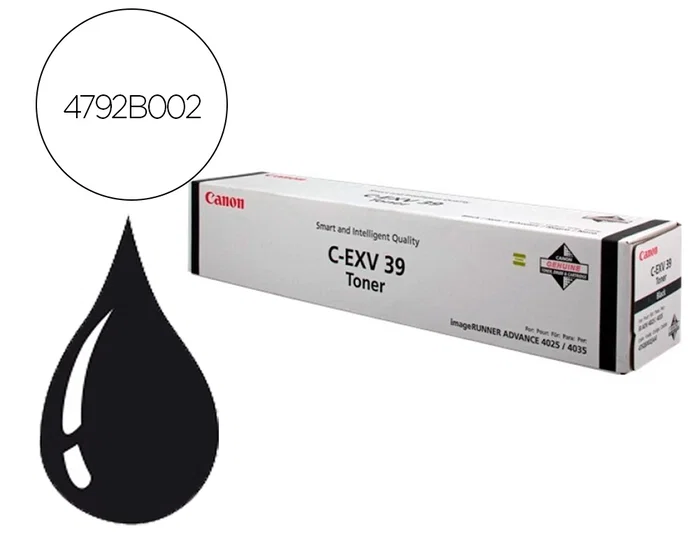 Canon C-EXV39 Cartucho de Tóner Negro Original