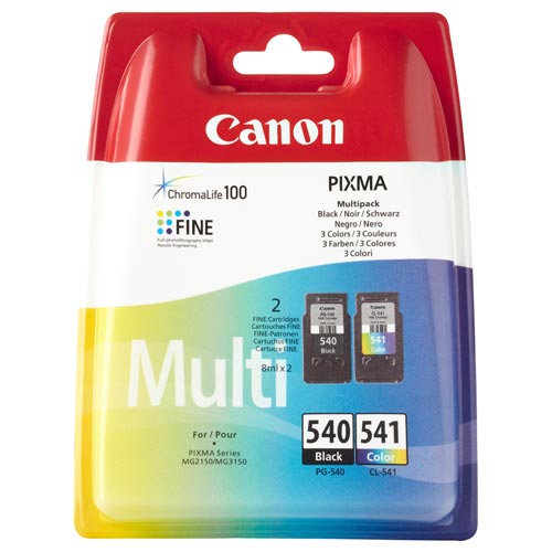 Canon Multipack de Cartuchos de Tinta Original PG-540 y CL-541 (5225B006)