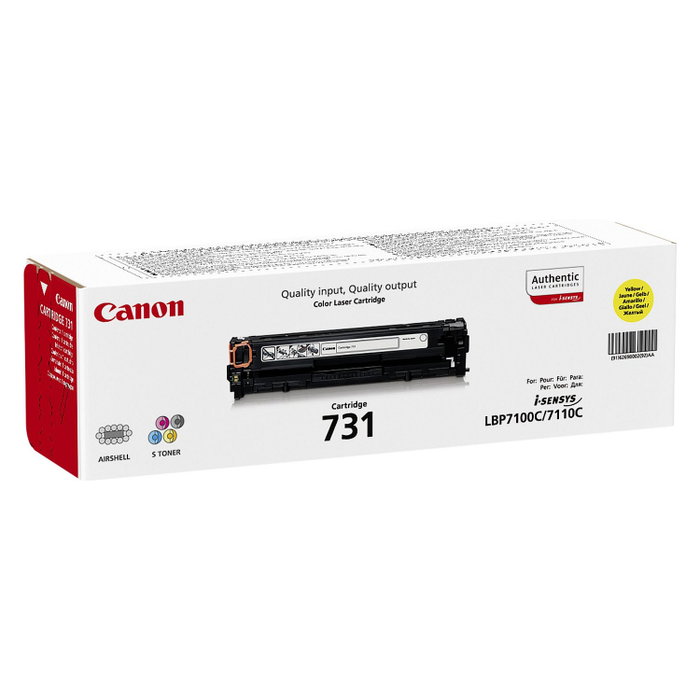 Canon Cartucho de Tóner 731Y Amarillo