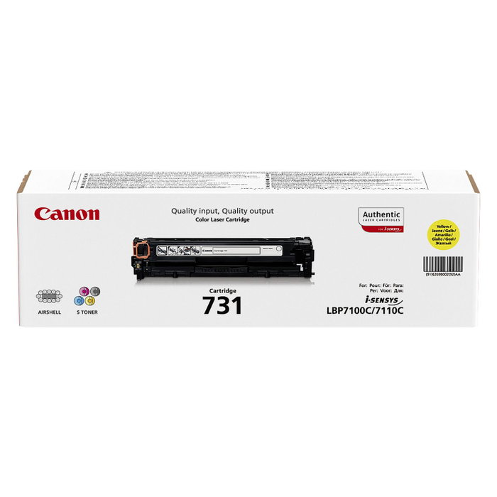 Canon Cartucho de Tóner 731Y Amarillo