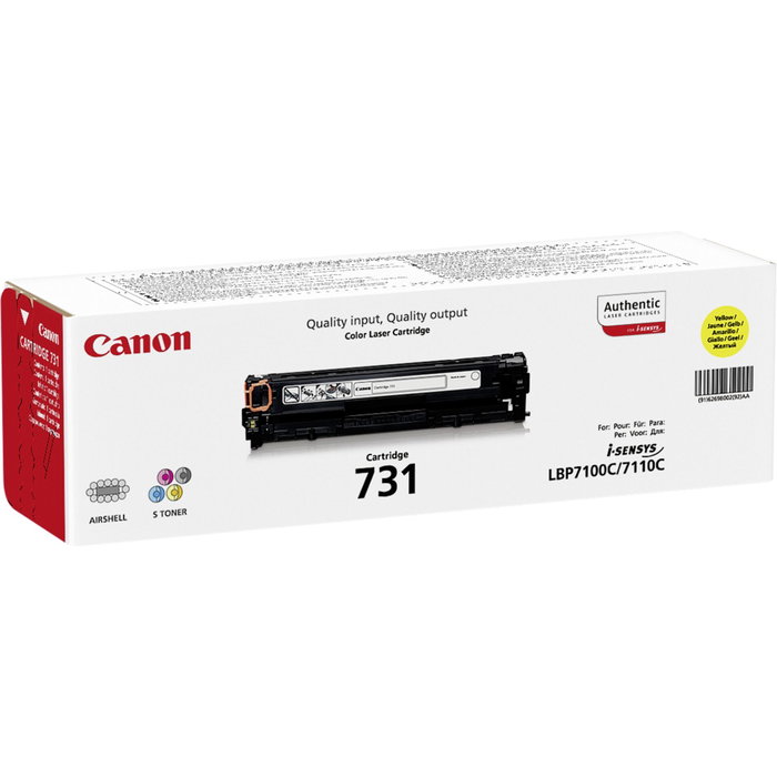 Canon Cartucho de Tóner 731Y Amarillo