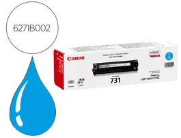 Canon Tóner 731 Cian Compatible con LBP7100cn, LBP7100cw, MF623cn, MF628cw, MF8230cn, MF8280cw - 1500 Páginas