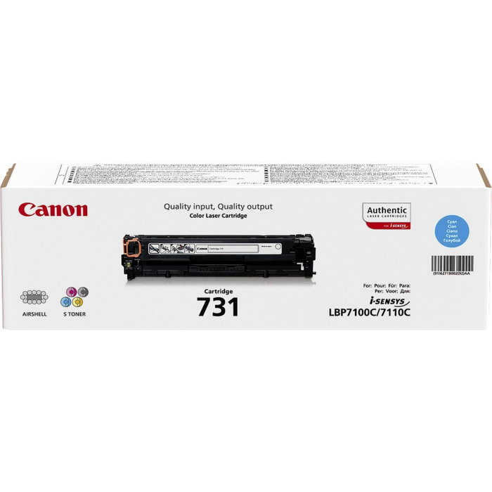 Canon Cartucho de tóner 731C Cian