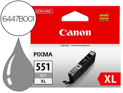 Canon CLI-551XL Gris Alto Rendimiento (XL)