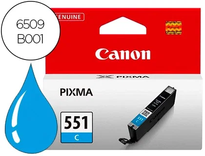 Canon CLI-551C Cartucho de Tinta Cian Canon CLI-551C Cartucho de Tinta Cian