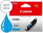 Canon CLI-551C Cartucho de Tinta Cian