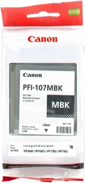 Canon PFI-107MBK Negro Mate Cartucho de Tinta Original 130ml (6704B001)