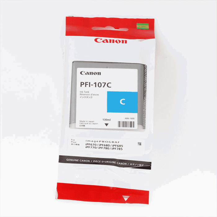 Canon PFI-107C Cartucho de Tinta Cian 130ml