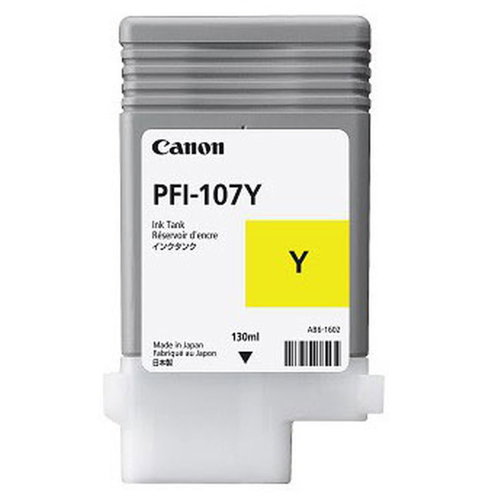 Canon PFI-107Y Cartucho de Tinta Amarillo 130ml