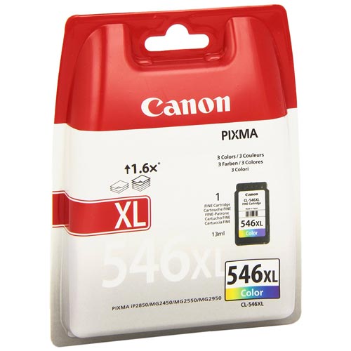 Canon Cartucho de Tinta CL-546XL Tricolor XL