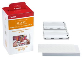 Canon RP-108 Kit de cinta y papel fotográfico para SELPHY