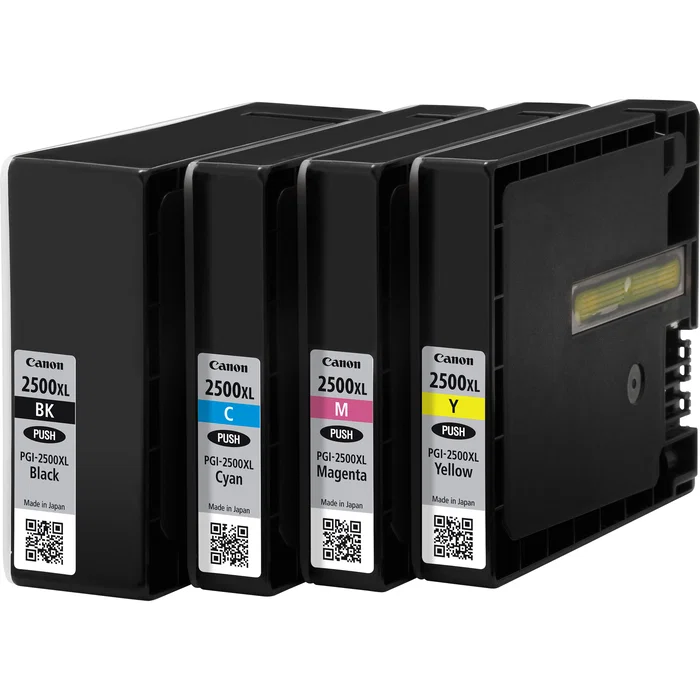 Canon PGI-2500XL Multipack de Tinta Alta Capacidad (Negro, Cian, Magenta, Amarillo)