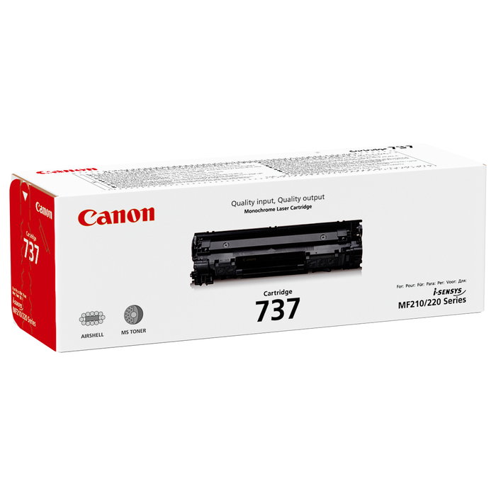 Canon Cartucho de Tóner CRG 737 Negro Canon Cartucho de Tóner CRG 737 Negro