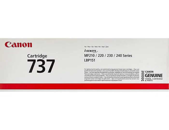 Canon Cartucho de Tóner CRG 737 Negro