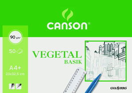 Bloc De Dibujo Guarro-Canson Basik Vegetal Encolado A4+ 95G 50H (Set de 10)