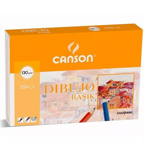 Canson Papel Dibujo Basik 250 Hojas 130 gr. Recuadro 32,5x46 cm Canson Papel Dibujo Basik 250 Hojas 130 gr. Recuadro 32,5x46 cm