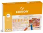 Canson Papel Dibujo Basik 210x297 mm 130 gr Blanco Natural Para Lápiz, Tinta y Ceras