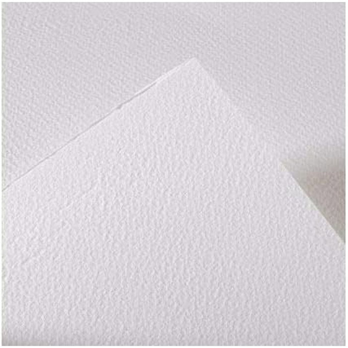 Guarro Papel de Acuarela 50x70 cm 350 gr Grano Grueso Pack 25H Blanco