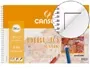 Canson Bloc Dibujo Basik Din A4+ Espiral 23 x 32.5 cm 20 Hojas 130 g/m² Microperforado Con Recuadro