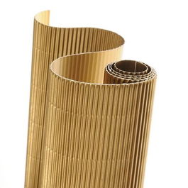 Carton Ondulado Canson 300G Rollo 0,5X0,7 M Oro Paquete De 10