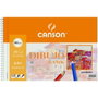 Canson Bloc de Dibujo Basik Espiral A4+ 130g con Recuadro - Pack de 10