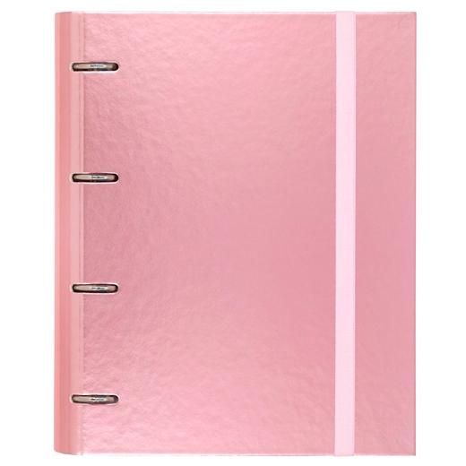 Carchivo Carpeta Anillas 4x35 mm Carpeblock Metal C-Recambio A4 Cartón Plastificado Rosa 100H 90 gr Carchivo Carpeta Anillas 4x35 mm Carpeblock Metal C-Recambio A4 Cartón Plastificado Rosa 100H 90 gr