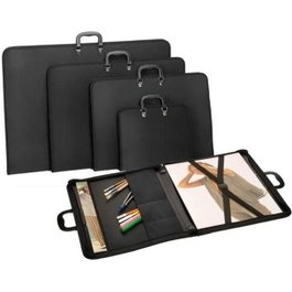Carchivo Maletín de Dibujo PP Gofrado Negro 550x750mm