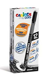 Carioca Bolígrafo Oops Monocolor Negro Caja 12 Unidades